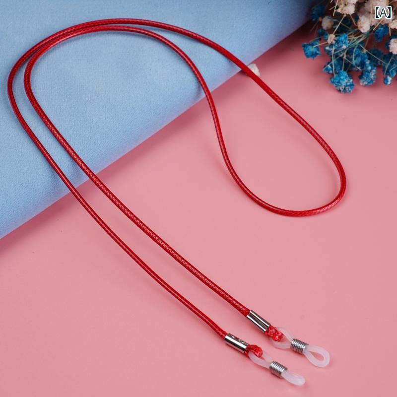 メガネ ストラップ メガネチェーン マスク サングラス チェーン おしゃれ カジュアル 個性 落下 紛失防止 レディース