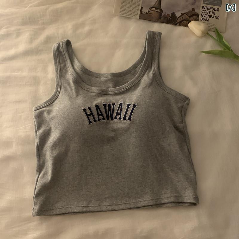 レディース ノースリーブ キャミソール 夏 ブラジャー し 胸元 カバー 露出 防止 夏 キャミソール スリムフィット インナーチューブ トップス