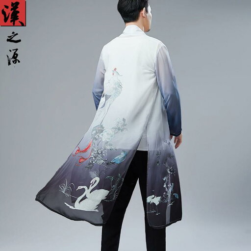 ジャケット メンズ 夏 シフォン 中華風 ファッション ミドル丈 日焼け防止 ウインドブレーカー 中国 レトロ 漢服 プリント カーディガン マント ジャケット メンズ 夏 シフォン 中華風 ファッション ミドル丈 日焼け防止 ウインドブレーカー 中国 レトロ 漢服 プリント カーディガン マント