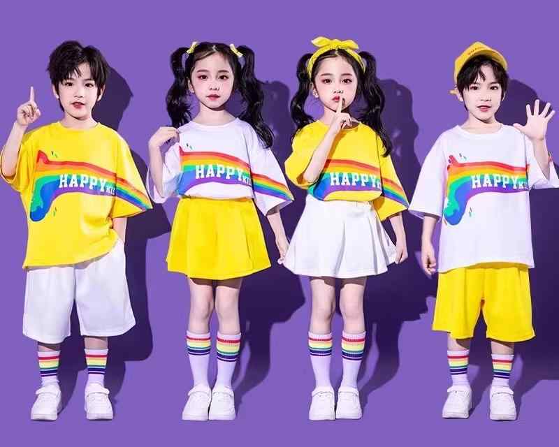 小学校 運動会 クラス ユニフォーム 団体 子供 チアリーディング 衣装 合唱団 ダンス パフォーマンス ダンスウェア コスチューム