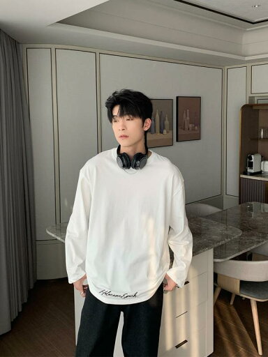 シャツ メンズ 秋 冬 カジュアル 長袖 トップス インナー 重ね着 ラウンドネック T 韓国 綿 T シャツ メンズ 秋 冬 カジュアル 長袖 トップス インナー 重ね着 ラウンドネック T 韓国 綿 T