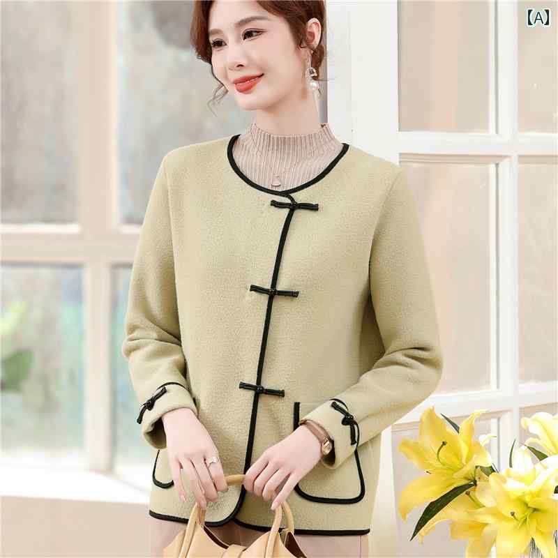 お母さん ジャケット ウールジャケット 快適コーデ 大きいサイズ 薄手 春秋 マザーズ カジュアル 普段使い 梅雨時 上品 ショッピング ママ友 レディース