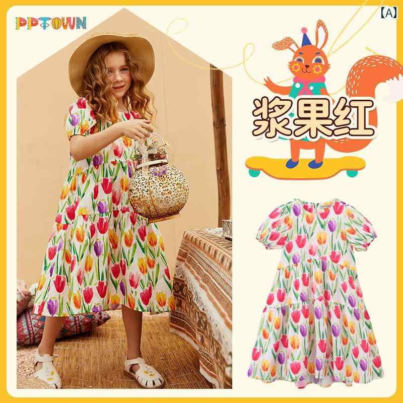 キッズ 子供 夏 半袖フレアワンピース かわいい おしゃれ キュート 着やい 動きやい 快適 韓国 海 プール 海水浴 学校 幼稚園 保育園 ダンス 衣装 レジャー アウトドア マリン スポーツ 旅行 リゾート