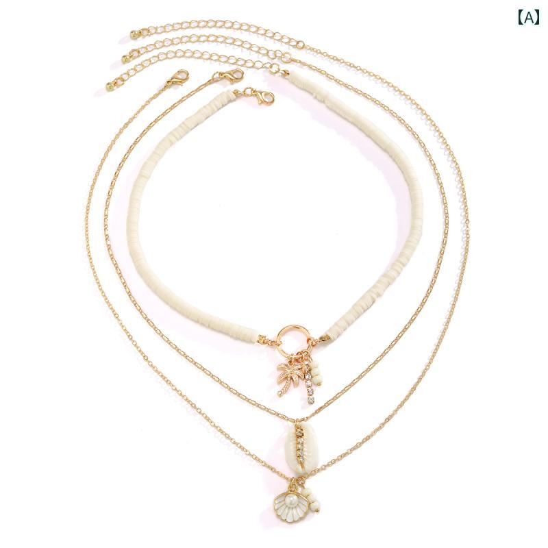 レディース マリン ネックレス アクセサリー おしゃれ かわいい 華やか ギフト ペア イベント フェス レジャー ビーチ パフォーマンス ダンス コスチューム ステージ 衣装 旅行 映え