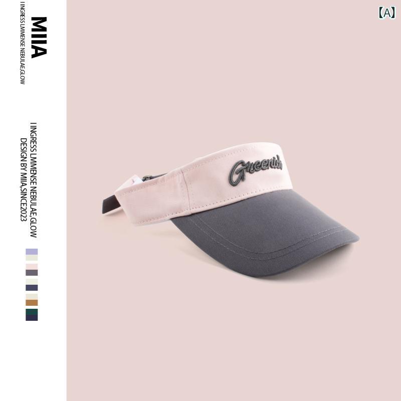 サンバイザー 韓国 帽子 メンズ レディース ファッション カジュアル ストリート レジャー デイリー スポーツ アウトドア おしゃれアイテム