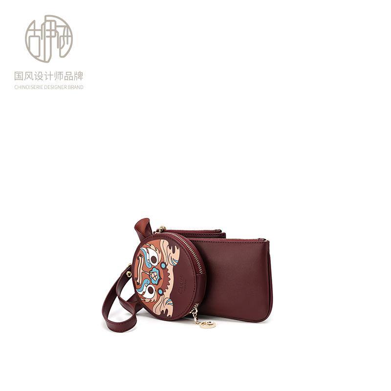 バッグ レディース バッグ 鞄 オールシーズン ジッパー エスニック チャイナ風 レッド 多 クラッチ ストラップレス ミニ