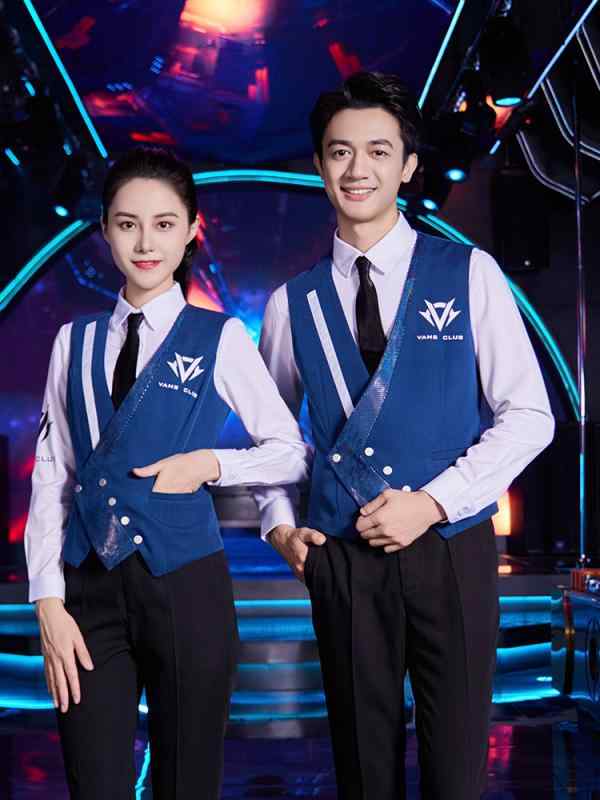 飲食店 ユニフォーム 制服 作業着 おしゃれ ファッション キャバ バー ウェイター ベスト シャツ 秋冬 ..