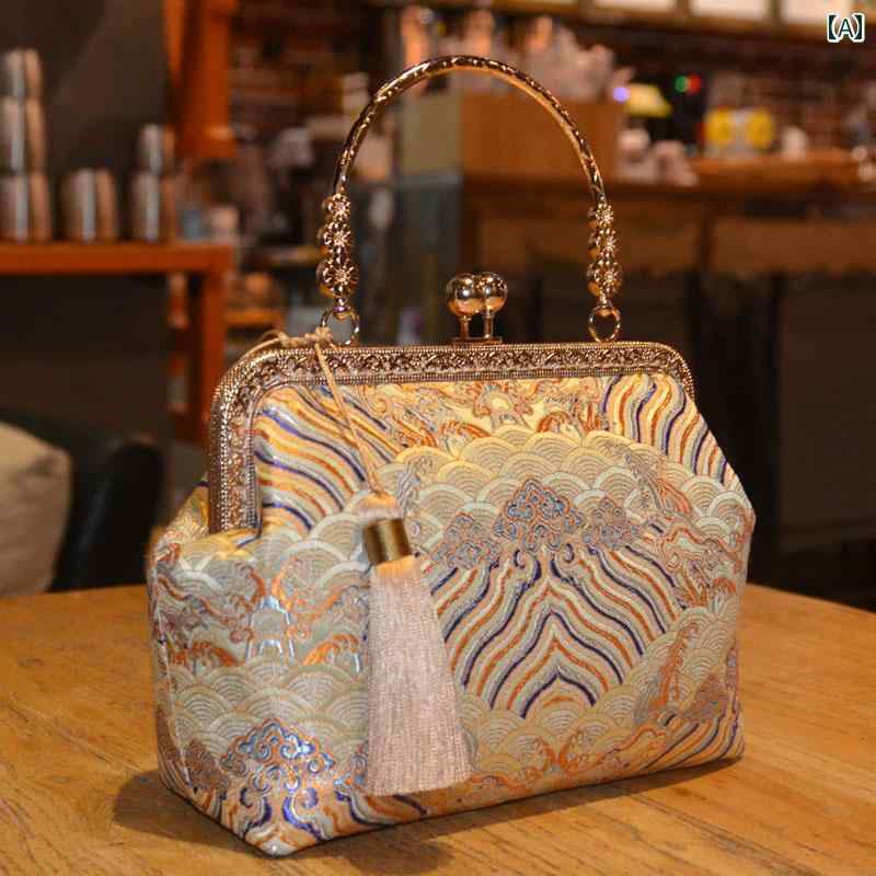 中国風 バッグ ハンドバッグ ショルダーバッグ パーティーバッグ エレガント おしゃれ 通勤 母の日 ギ..