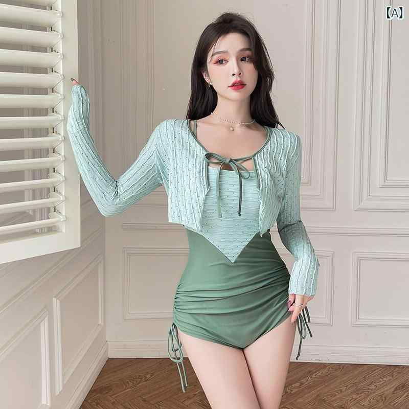 Rakuten - レディース 夏 水着 体型カバー おしゃれ かわいい ビーチ プール リゾート レジャー セクシー バストアップ 着痩せ＆ お腹り カバー ワンピース ツーピース ビキニ 温泉 旅行