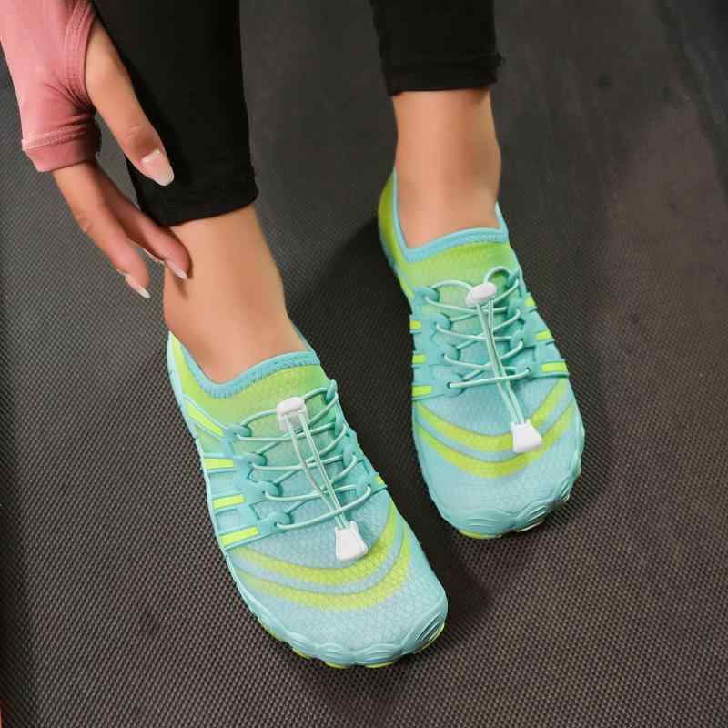 フィットネス シューズ フラットヒール ラウンドトゥ ラバーソール スポーツ トレーニング エクササイズ ヨガ 靴 レディース 屋内 滑りにくい