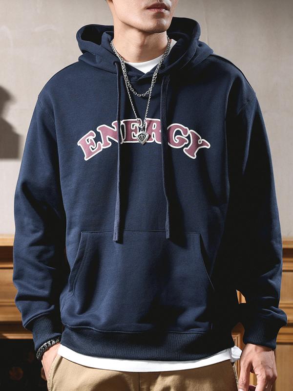 ジャケット メンズ アメリカ 厚手 フード付き スウェットシャツ 春秋 男性用 レトロ ハイエンド プルオーバーパーカー カジュアル 男性用