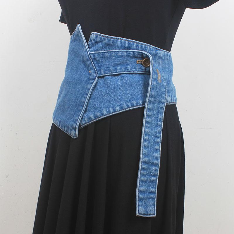 ベルト レディース おしゃれ ガードル チュニック 黒 布 ベルト 装飾 ドレス スカート シャツ ワイド レトロ ファッション 装飾品