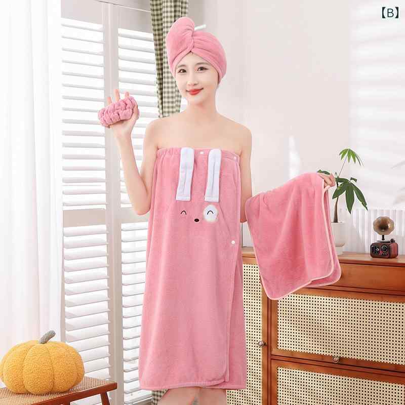 バスタオル バスローブ タオル 布 ヘアキャップ ドライ ロング 顔 速乾 吸水性 柔らかい 日品 ホーム 入浴 大判
