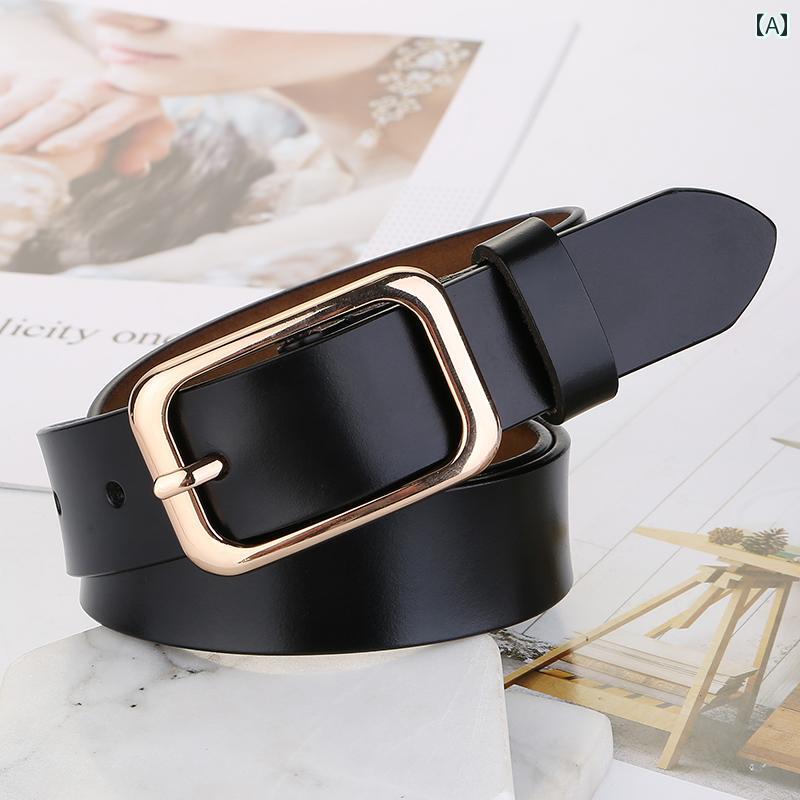 レディース ベルト エクストラ ロング シンプル オレンジ 装飾 ガールズ 革 牛革 ソフトレザー スーパー ソフト ジーンズ