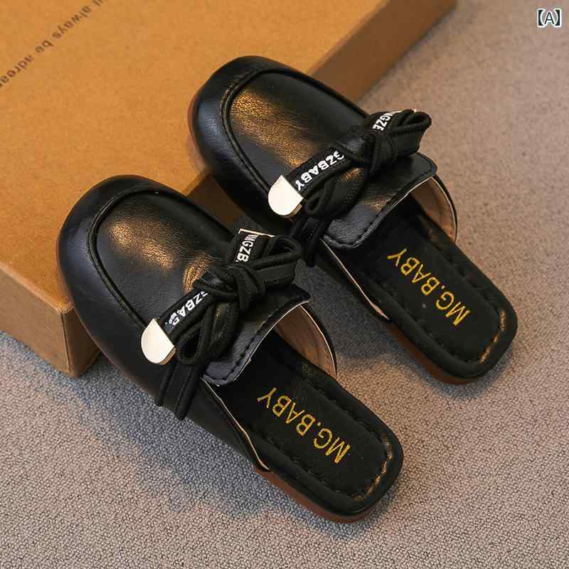 夏 キッズ サンダル 女の子 スリッパ 包頭 子供 靴 小さい プリンセス シューズ ソフト ソール 屋内 中型 大型