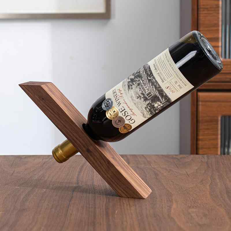 木 ワイン ラック 和風 バランス取れた レストラン 装飾品 ディスプレイ 豪華感 おしゃれ 収納 ボトル ホルダー エレガント