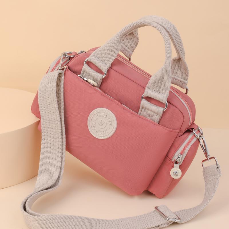 カジュアル バッグ レディース キャンバス バッグ オックスフォード 布 ショルダー クロス ボディバッグ 軽量 マザーバッグ ナイロン 小さめ