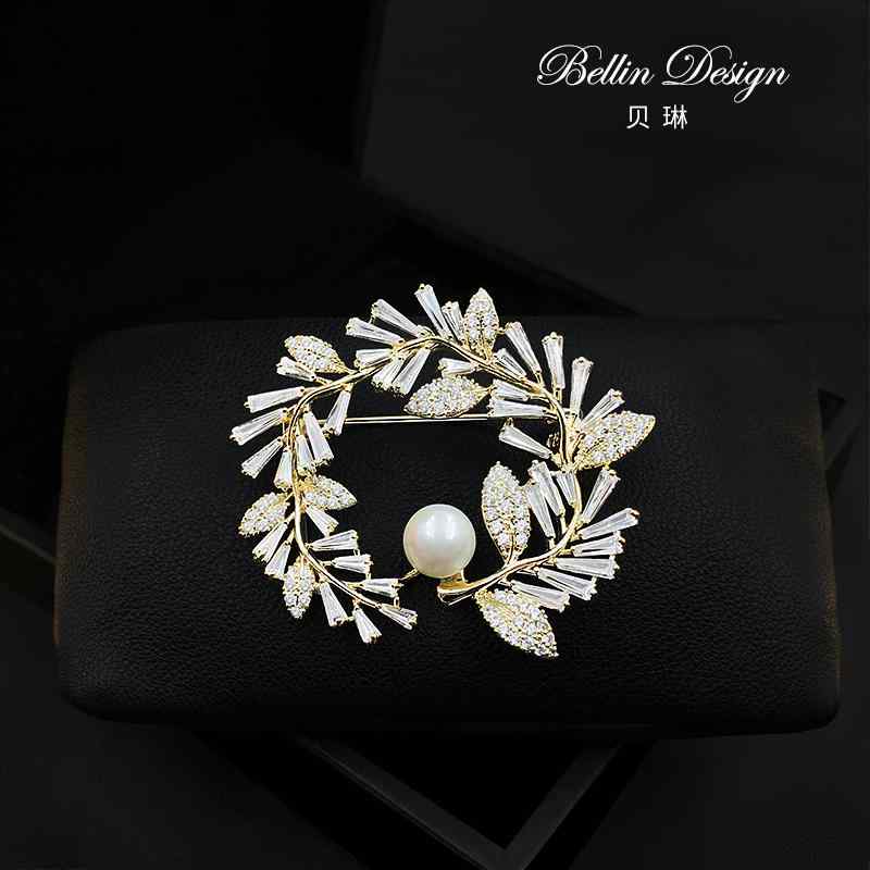 アクセサリー レディース ブローチ おしゃれ 雰囲気 ラッキー ガーランド ハイエンド スーツ コサージ..