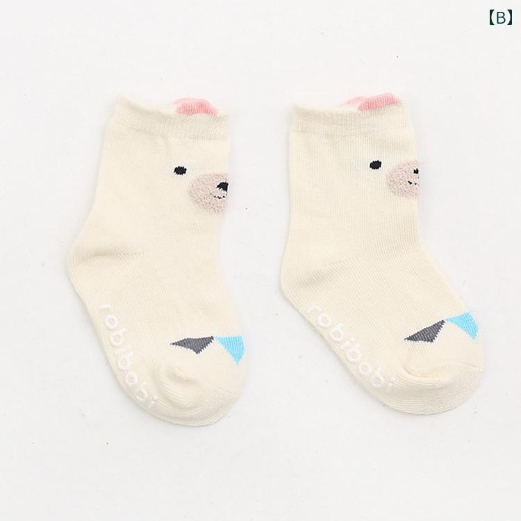 乳児 幼児 新生児用 ソックス 0 綿 かわいい 1 春秋冬 3 新生児 6 ベビー 滑り止め ソックス 12ヶ月