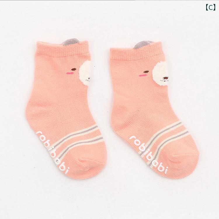 乳児 幼児 新生児用 ソックス 0 綿 かわいい 1 春秋冬 3 新生児 6 ベビー 滑り止め ソックス 12ヶ月