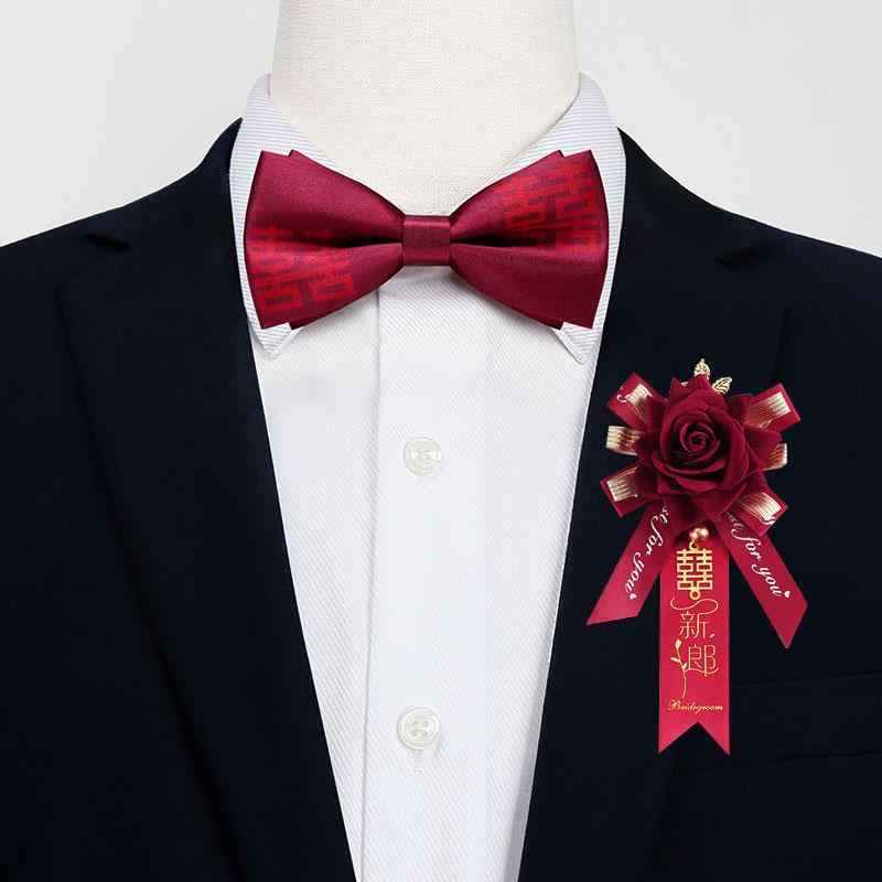 シャツ メンズ 蝶 ネクタイ おしゃれ ボウタイ 赤い ハッピー ワード レトロ 結婚式 新郎 ベスト マン スーツ ダブル ボウ ハイエンド 結婚式