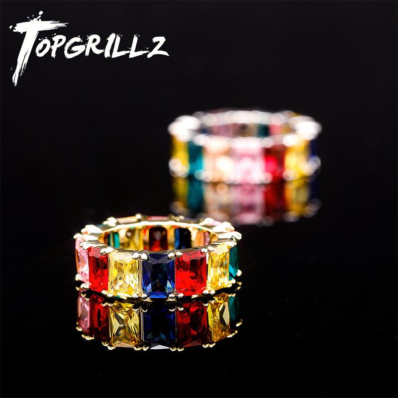 指輪 HIP HOP ジュエリー ユニセックス アメリカ 個性 ヒップホップ ストリート マイクロ ストーン カ..