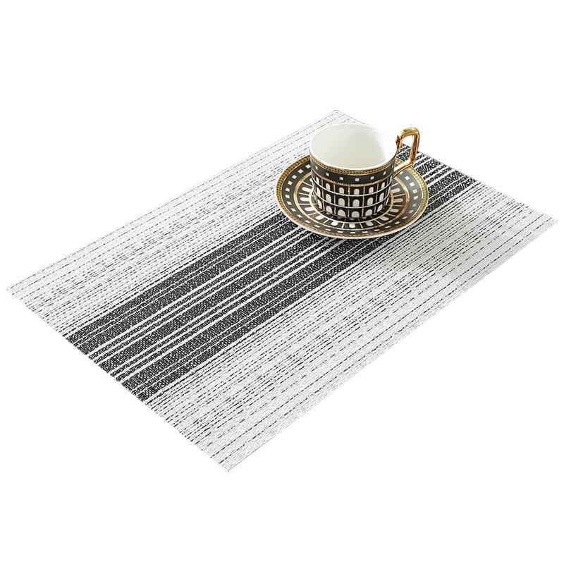 ランチョンマット ヨーロッパ プレースマット モダン シンプル ホテル ホーム 防水 高温 断熱 火傷防止 ディナープレートマット テーット