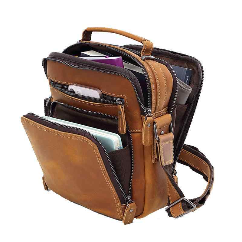 ショルダーバッグ カジュアル メンズ レザーバッグ レザー クロス ボディバッグ レトロ 大容量 革 メンズバッグ ビジネス