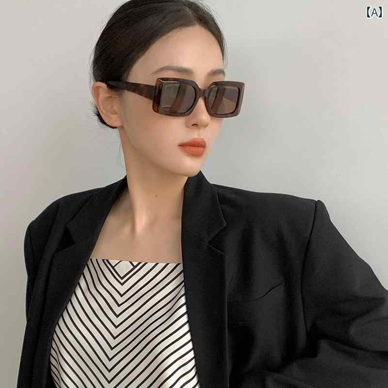 F, H, W - サングラス レディース おしゃれ アイウェア レトロ ストリート 撮影 写真 かわいい 普段使い生活 レジャー 旅行 シンプル 韓国