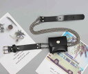 牛革 バッグ レディース ファッション テクスチャ ベルト 革 イン ウエスト バッグ アクセサリー 装飾品