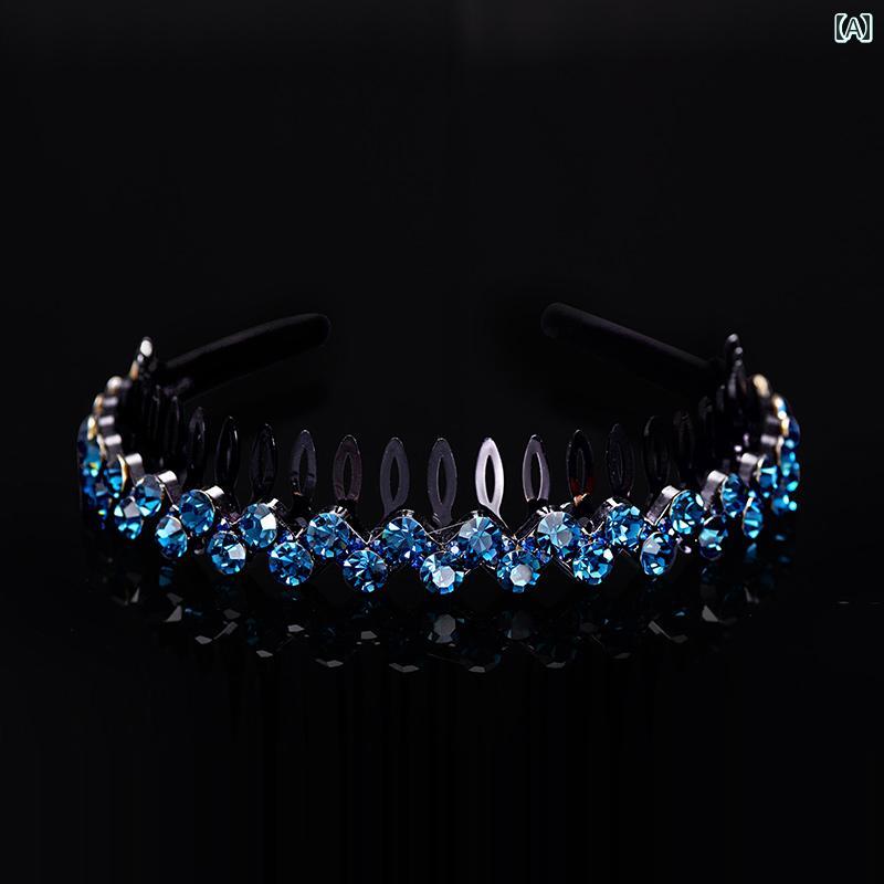 カチューシャ ラインストーン ヘアバンド 髪留め ヘアアクセサリー フェミニン エレガント 大人かわい..