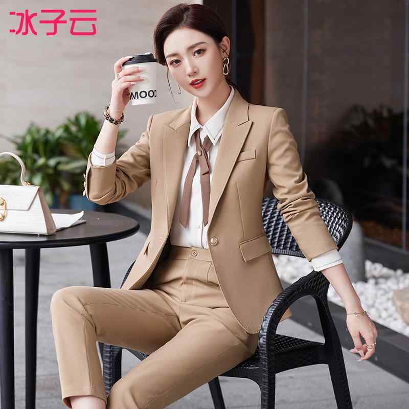 レディース スーツ ジャケット ロングパンツ シャツ おしゃれ きれいめ 豪華感 アップ効果 細見え 通勤 ビジネス オフィス 就活 フォーマル 面談 二次会 韓国 映え