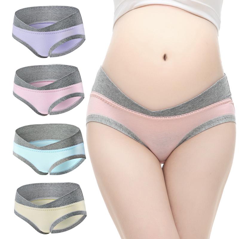 マタニティー ショーツ 下着 綿 レディース 夏 薄手 通気性 U字型 大きいサイズ ローウエスト 腹部 サポート パンツ 妊娠 初期 妊娠 中期 産後