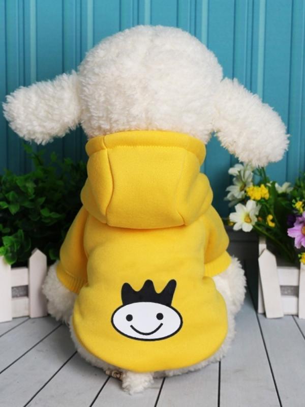 ペット服 犬服 ドッグ ウェア フード 服 かわいい ベスト 衣装 厚手 室内 散歩 外出 ルーム 室外 小型 秋冬