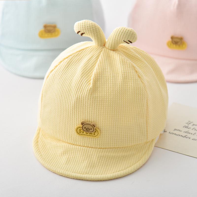 ベビー 帽子 キャップ ひさし帽 日除け 韓国 日除け 頭 ヘッド 保護 雑貨 かわいい 幼児 赤ちゃん 装飾 春秋 屋外 外出 レジャー 子供