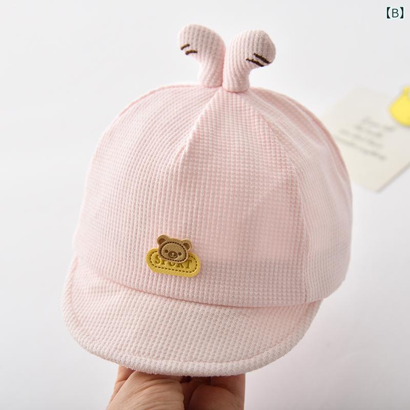 ベビー 帽子 キャップ ひさし帽 日除け 韓国 日除け 頭 ヘッド 保護 雑貨 かわいい...