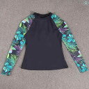 レディース 水着 トップス 長袖 日焼け防止 スポーツ ビーチ プール リゾート 胸パッド付 サーフィン