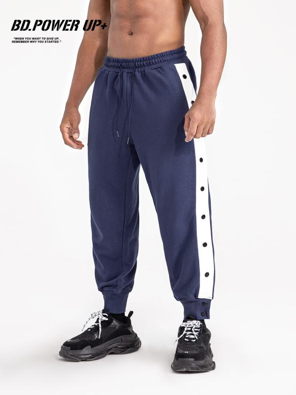 Jersey Pants - ジムパンツ メンズ ジャージ スウェット ロング パンツ ボディービル ズボン トレーニング スポーツ フィットネス カジュアル シンプル ゆったり