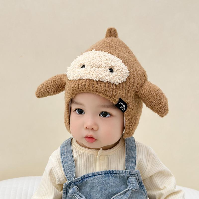 Other - キッズ ベビー ウール 帽子 耳 かわいい 男の子 赤ちゃん 耳保護 帽子 冬 暖かい ウール 帽子 かわいい 女の子 秋冬 約824ヶ月赤ちゃん頭囲4448CM範囲