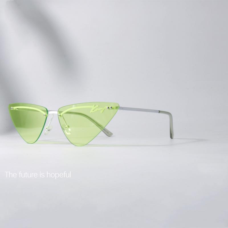 サングラス おしゃれ フレッシュ アボカド カラー サングラス 春夏秋 紫外線対策 UV 400 アンチ UV リ..