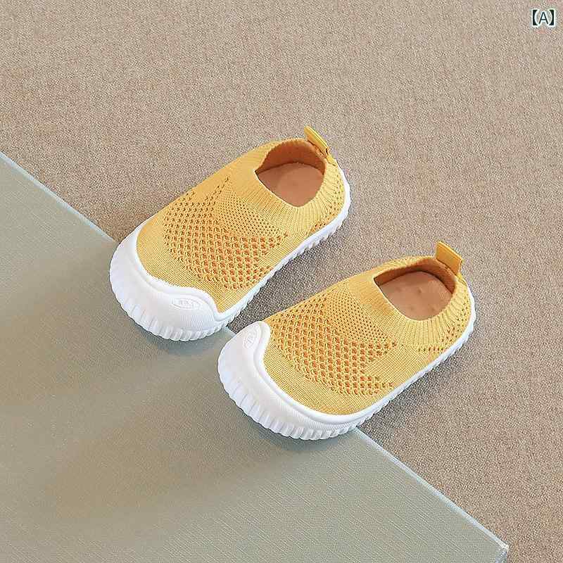 キッズ ジュニア シューズ メッシュ スポーツ シンプル スニーカー ソフト ソール 屋内 靴 子供 幼稚園 メンズ レディース兼