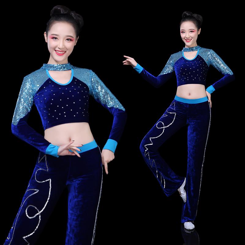 ダンス 衣装 民族舞踊 エスニック エアロビクス チアリーディング 大人 モダンダンス 服 レディース スクエアダンス スーツ 起毛 エレガント レディース クラシック(4.0)