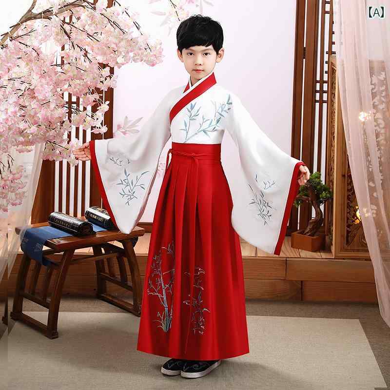 キッズ ステージ 衣装 コスチューム コスプレ パフォーマンス エスニック チャイナテイスト パーティ イベント 子供 男の子