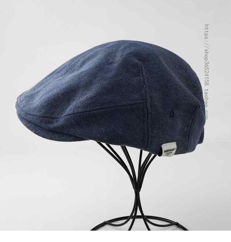 帽子 キャンバス フォワード ハット メンズ ストリート アート レトロ キャスケット 英国風 ショート カーブ レディース