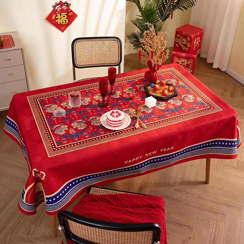 テーブルクロス ダイニング テーブルカバー スクエア テーブルクロス 保護カバー おしゃれ チャイナ風 防水