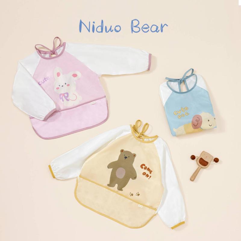 キッズ 乳幼児 子供 食事 ベビー スモック 防水 防汚 よれかけ エン 女の子 男の子 ユニセックス オールシーズン