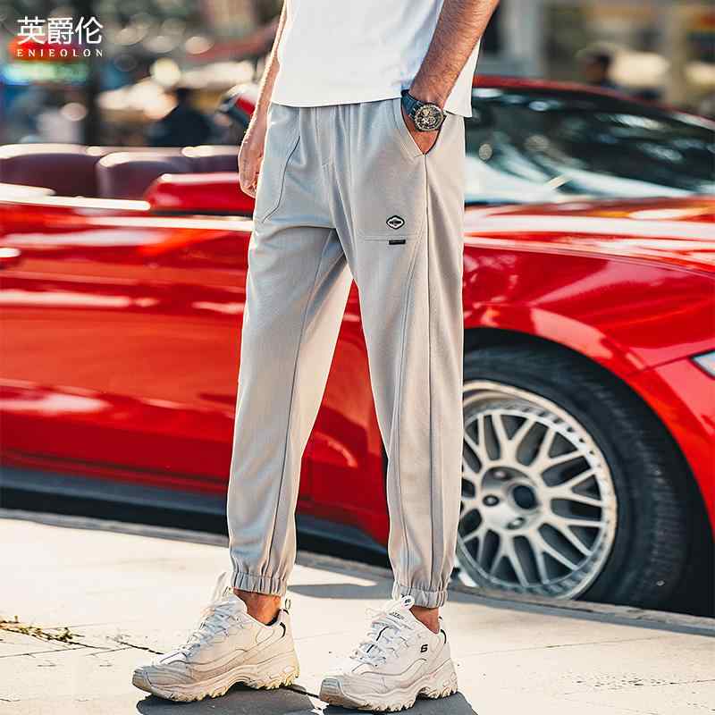 Sweat Pants - カジュアル パンツ 動きやい メンズ ボトムス 長ズボン 普段着 ロング スウェット 通気性 薄手 スリム アウトドア スポーツ ワーク 外出 普段使い使い メンズ 夏