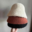 釣り 帽子 イン 快適 ウール 粒子 バケット ハット レディース 秋冬 厚手 暖かい 漁師 帽子 レトロ バケハ つば広