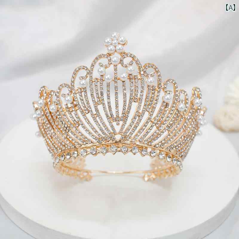 クラウン ティアラ 王冠 子供 女の子 誕生日 お祝い お姫様 ヘッドバンド ヘアアク...