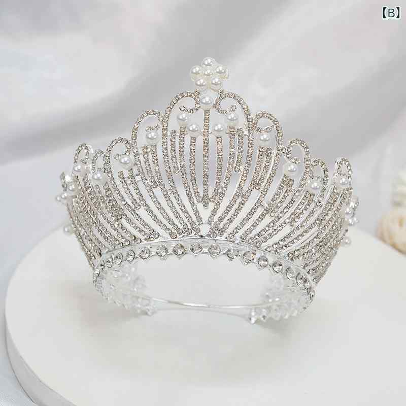 クラウン ティアラ 王冠 子供 女の子 誕生日 お祝い お姫様 ヘッドバンド ヘアアク...